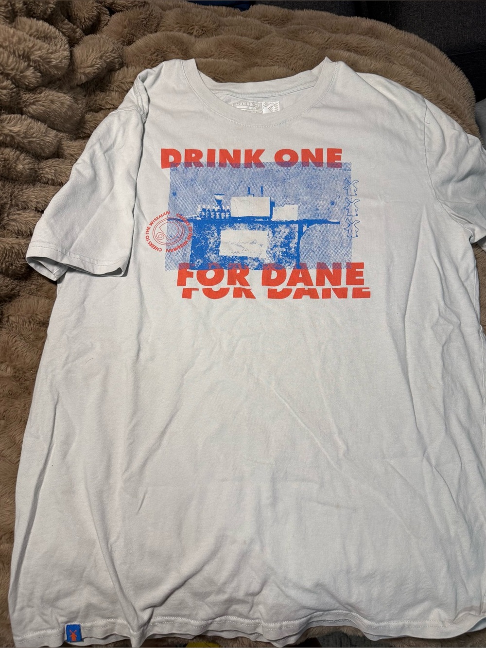 Dutch Bros “Drink one for Dane” t shirt